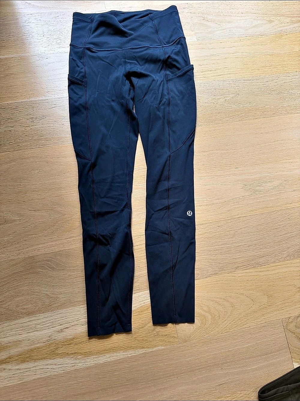 lululemon Fast and Free High-Rise Tight 25" Blue Leggings size 4